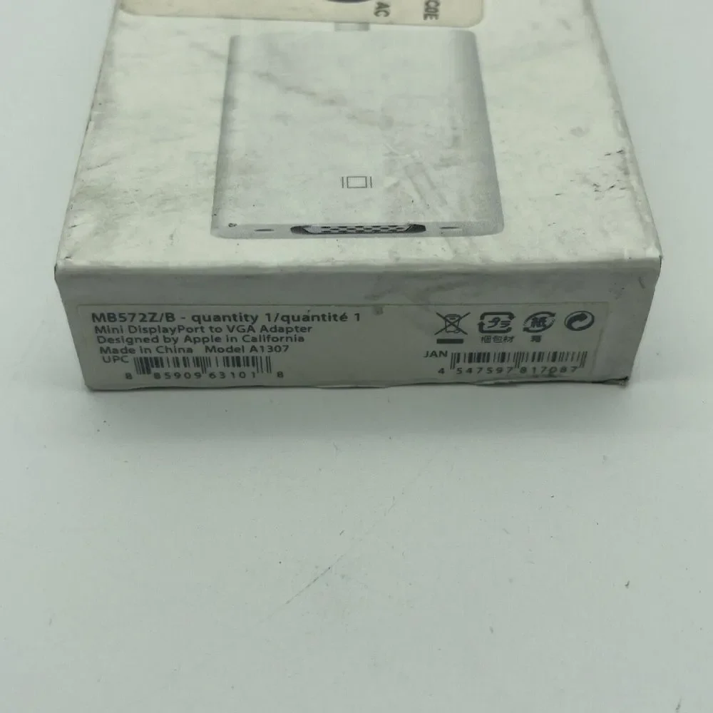 Apple Mini DisplayPort to VGA Adapter MB572Z/B